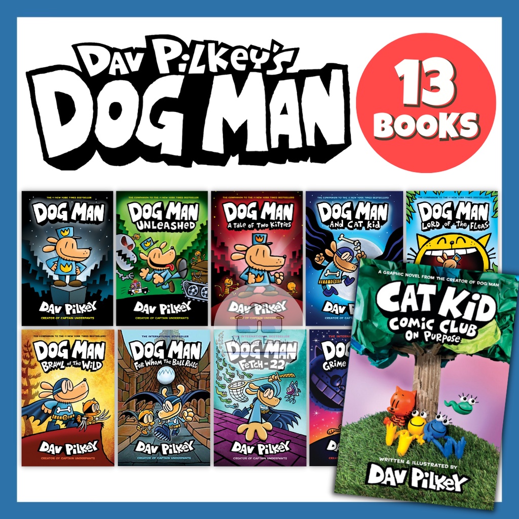 Pre Order Dog Man Books Collection Box Set By Dav Pilkey Hardcover