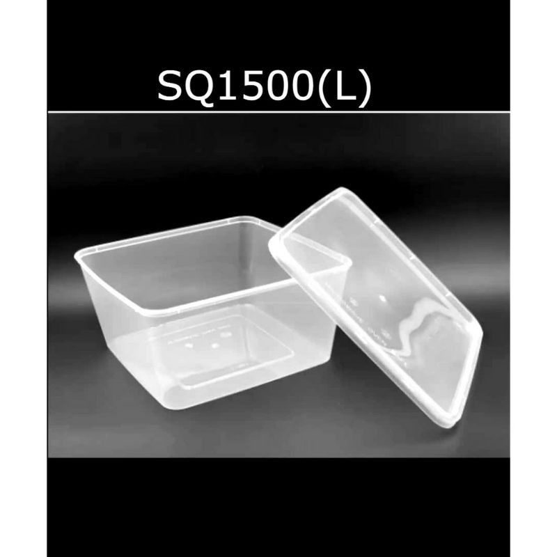 SQ 1500(L) Plastic Food Container With Lid 1500 / Bekas Makanan Plastik ...