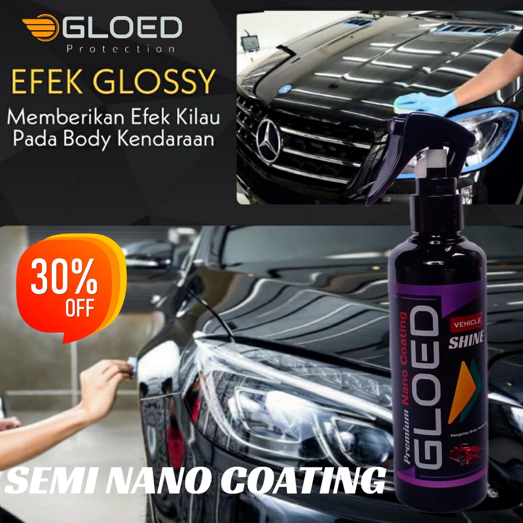 Gloed Paket kinclong/ Pengkilap/Penghitam/penghilang baret body motor mobil dan helm - Gambar 2