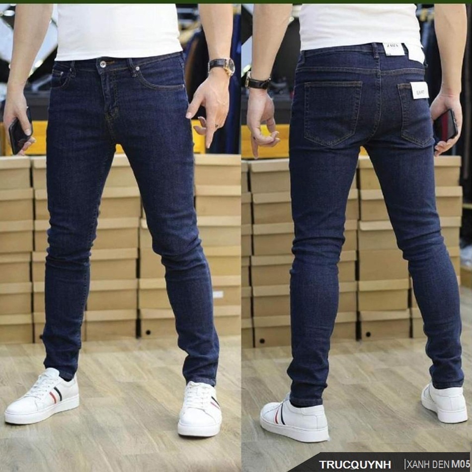 High quality men's jeans 4-way stretch fabric super beautiful standard ...