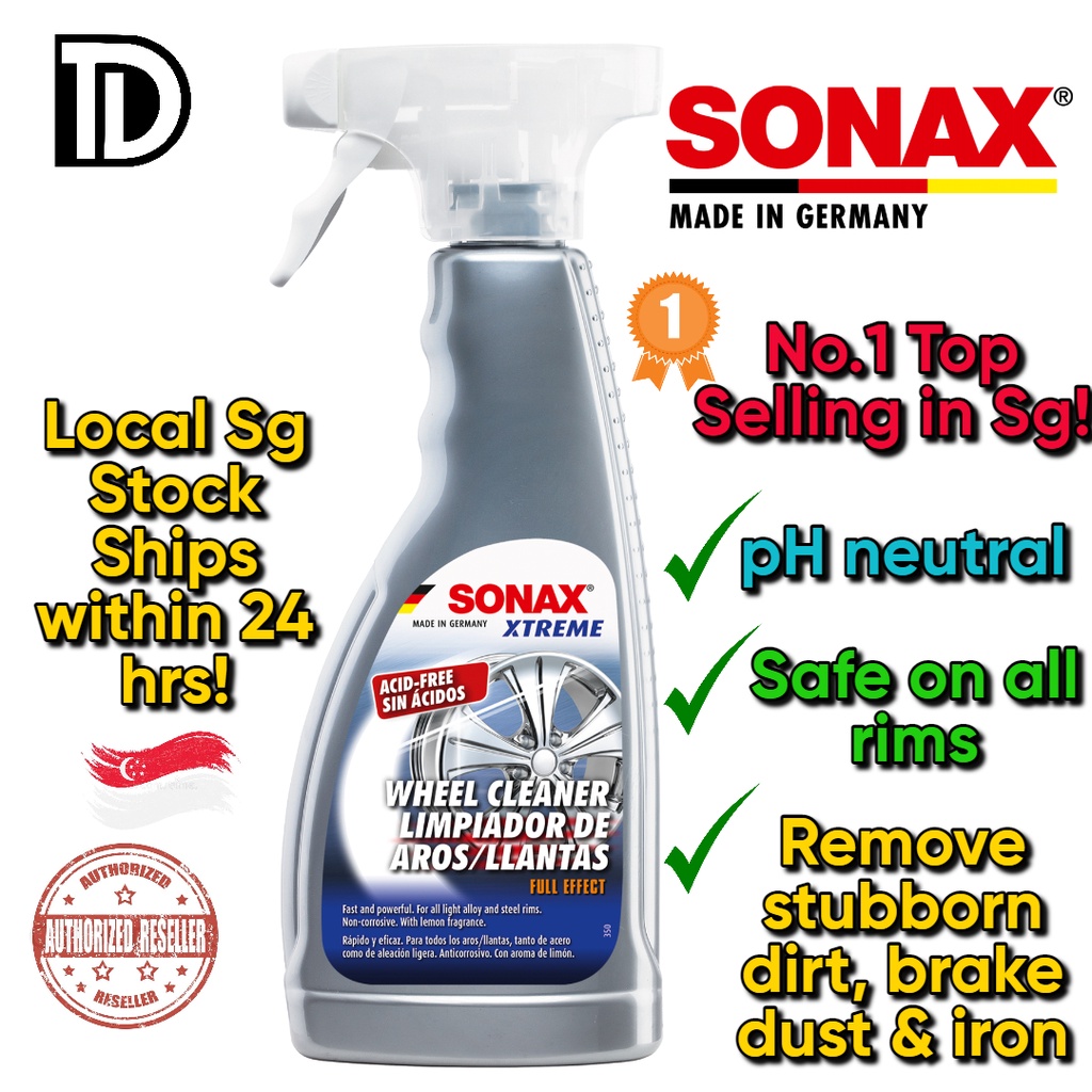Sonax Rim Cleaner Spray Wheel Cleaner Spray for Alloy Wheel Brake Dust