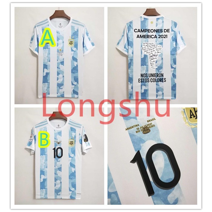 Argentina Home Shirt 2021 – Copa América edition – Argentina Football Shirts