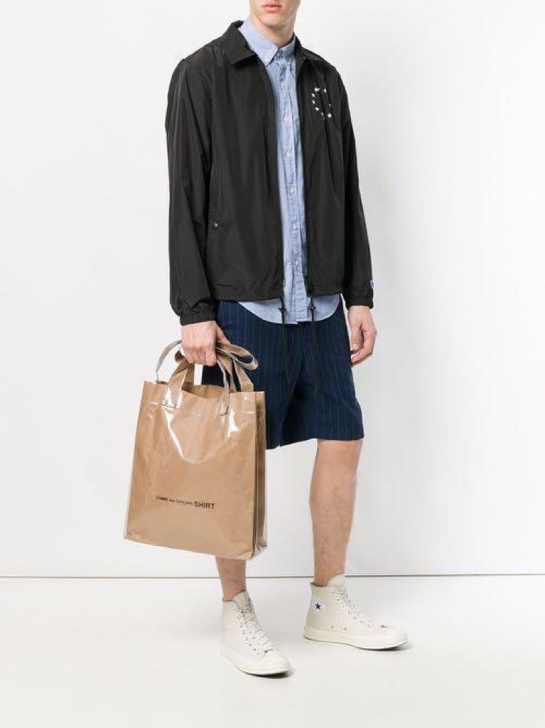 Comme des garçons shirt tote bag best sale