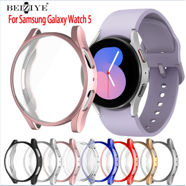 Compatible for Samsung Galaxy Watch 6 40MM 44MM Case Soft Plated TPU  Protective Bumper Cover Case for Galaxy Watch 6 Smartwatch Accessories  (Galaxy