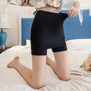 Blocking Double-Layer Safety Pants Plus Crotch Large Size Anti-Glare Summer  Thin Outer Wear Leggings