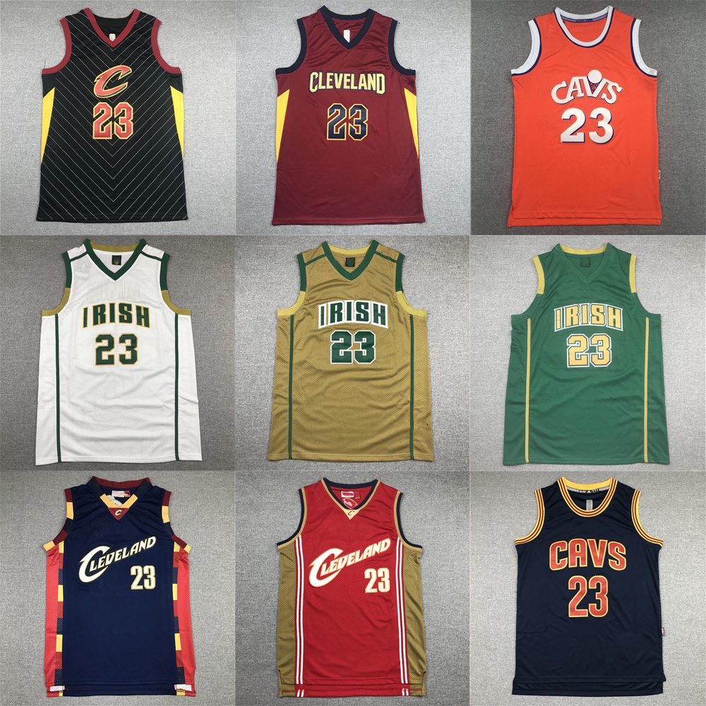 Cleveland Cavaliers No.23 LeBron James Jersey Embroidered Retro