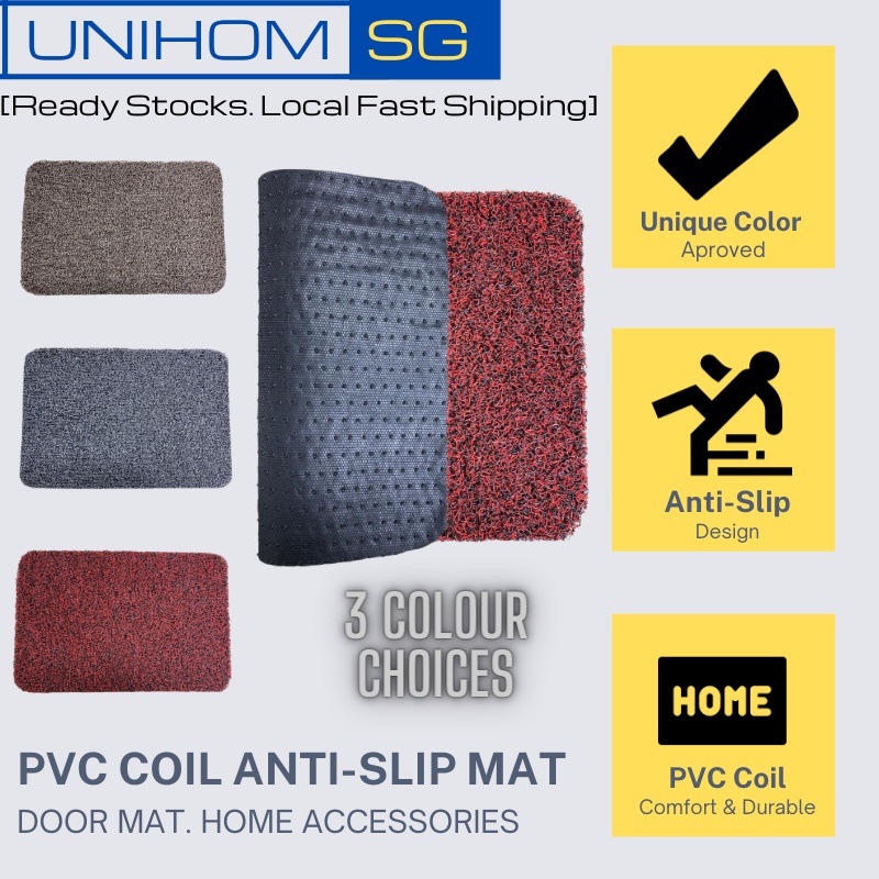 UnihomSG [ReadyStock] Superb Quality PVC Coil Car / Home Anti-Slip ...