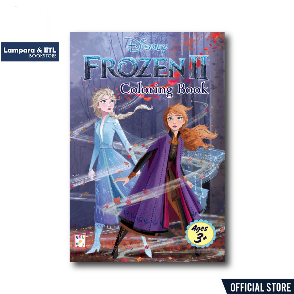 Disney, Frozen 2, Coloring Book Ages 3+ Shopee Singapore