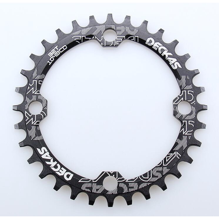 Deckas 104BCD Round Narrow Wide Chainring MTB Mountain bike bicycle 104BCD 32T 34T 36T 38T crankset Tooth plate Parts Shopee Singapore