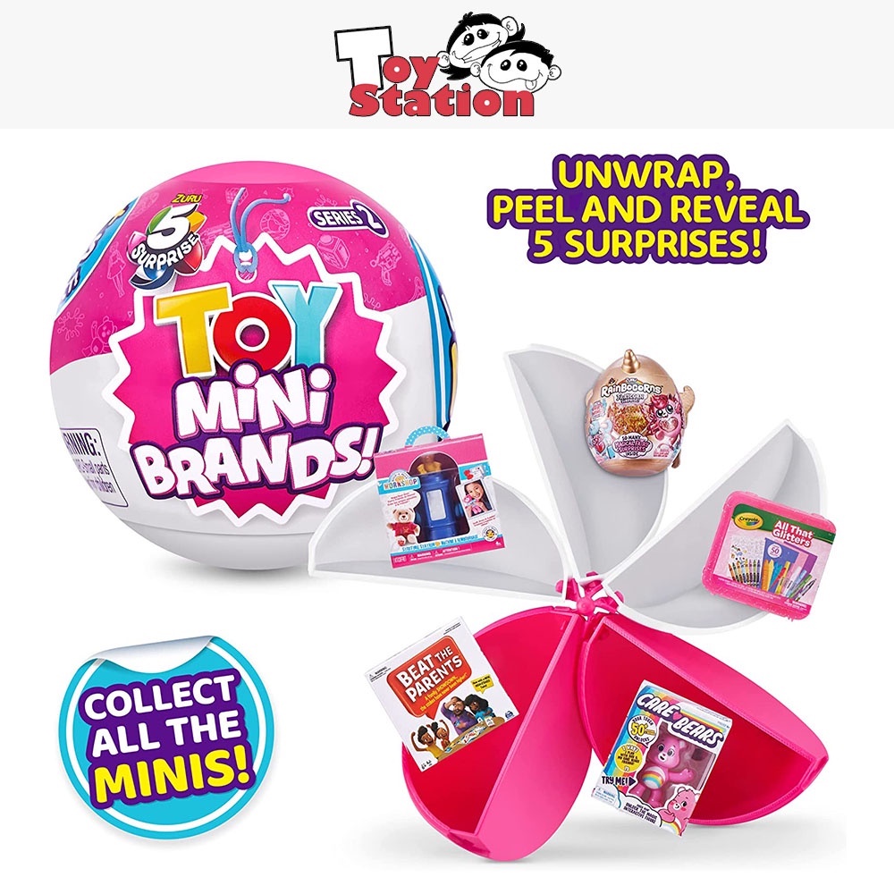 ZURU 5 Surprise Toy Mini Brands Series 2 | Shopee Singapore