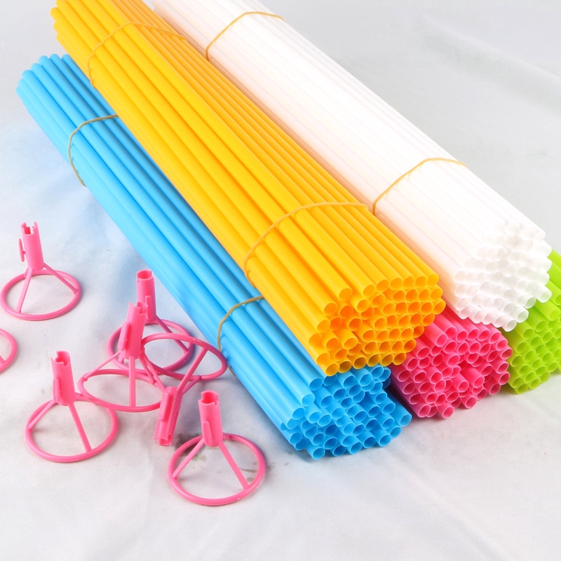 10pcs 40CM Balloon Holder Sticks with Cups Party Supplies Decoration ...
