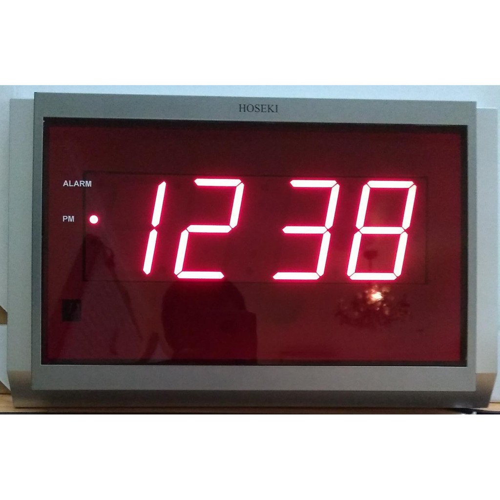 Digital Wall Clock H-5025 LED Wall Clock | Shopee Singapore