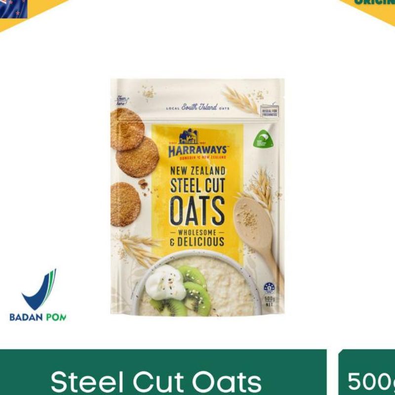 Harraways Steel Cut Oats 500gr Shopee Singapore