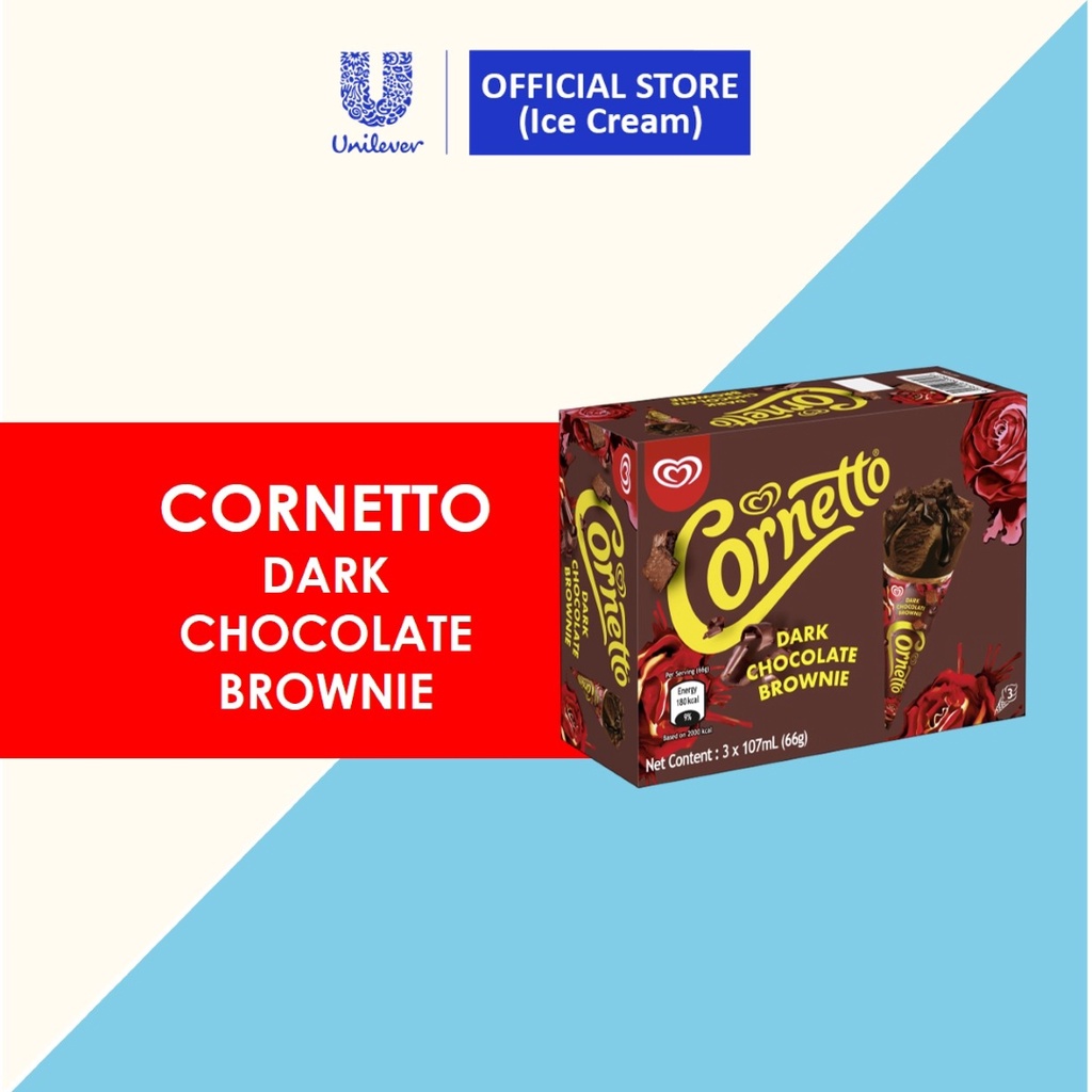 Dark Chocolate Brownie Multipack Ice Cream 3 x 107ml Shopee Singapore