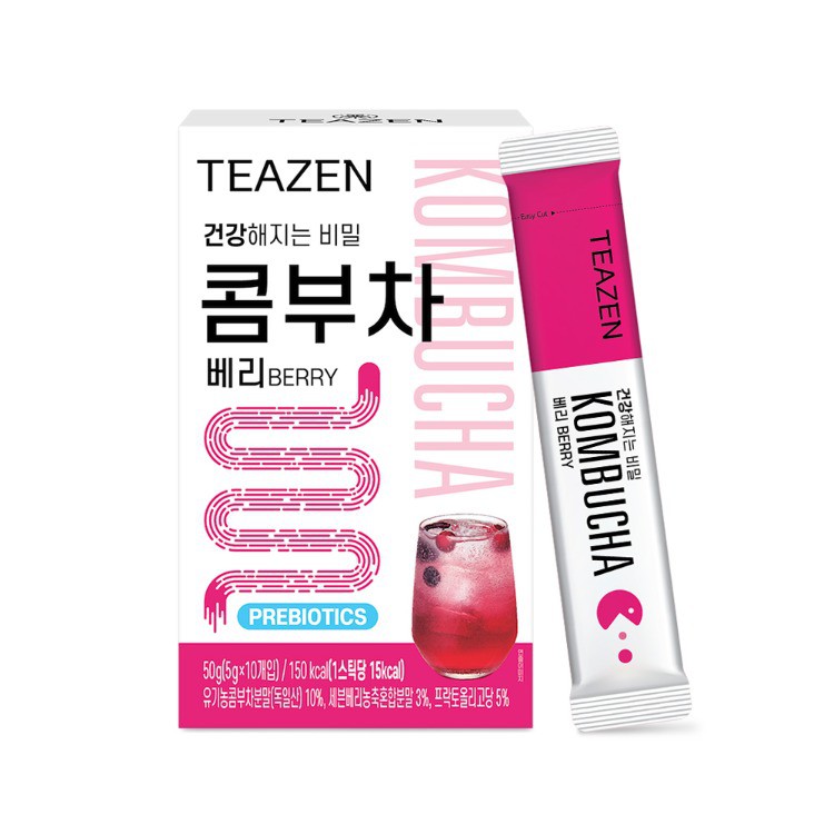 Teazen Kombucha Berry 10st 티젠 콤부차 베리 10t | Shopee Singapore