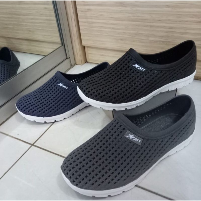 Men's Slip On Rubber Shoes ATT PSO 159 Size 39-43 | Shopee Singapore