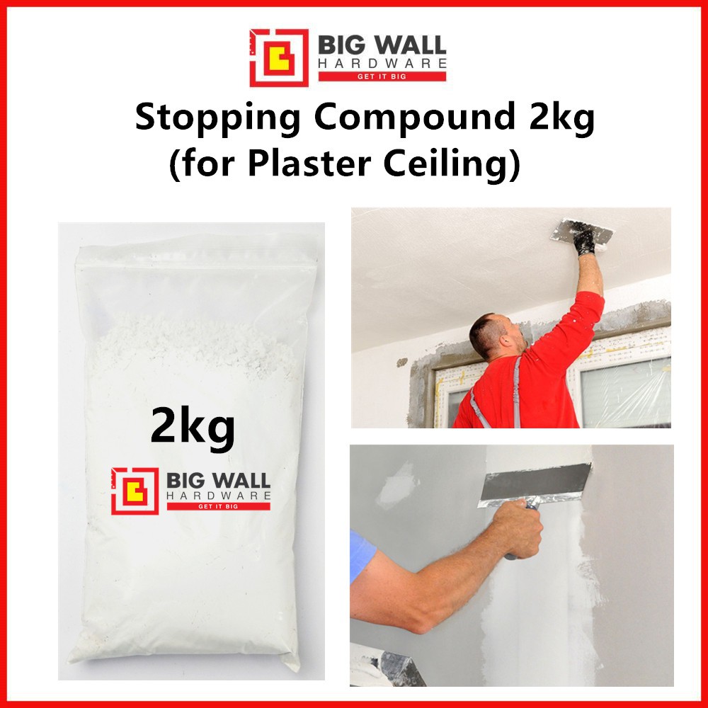 ASG 2kg Stopping Compound (Plaster Ceiling) for Bonding, Jointing