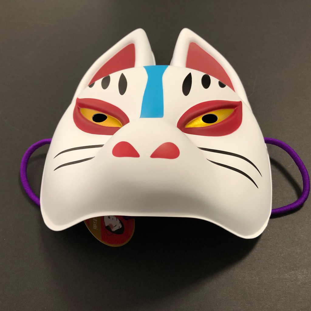 Japanese Fushimi Inari White Fox Half OMEN Mask Interior Display ...
