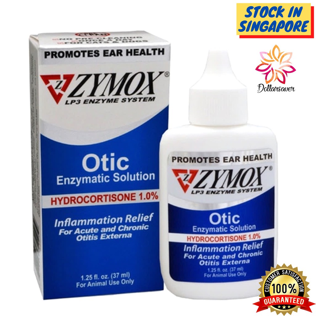 ZYMOX Otic Enzymatic Solution Pet Ear Care Treatment with