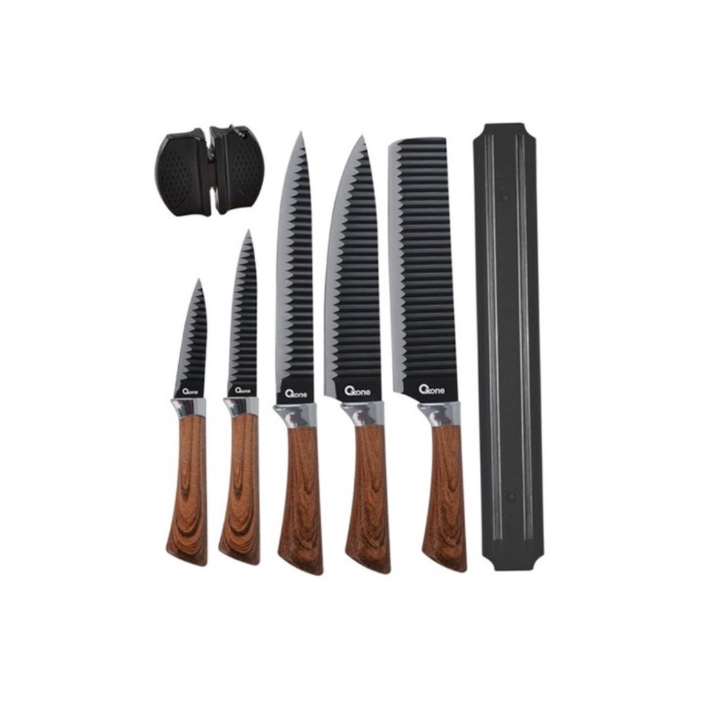 OXONE OX619 5 Pcs Knife Set With Sharpener & Magnetic Bar/New Arrival - Gambar 2