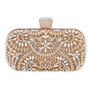 Gold on sale evening purse