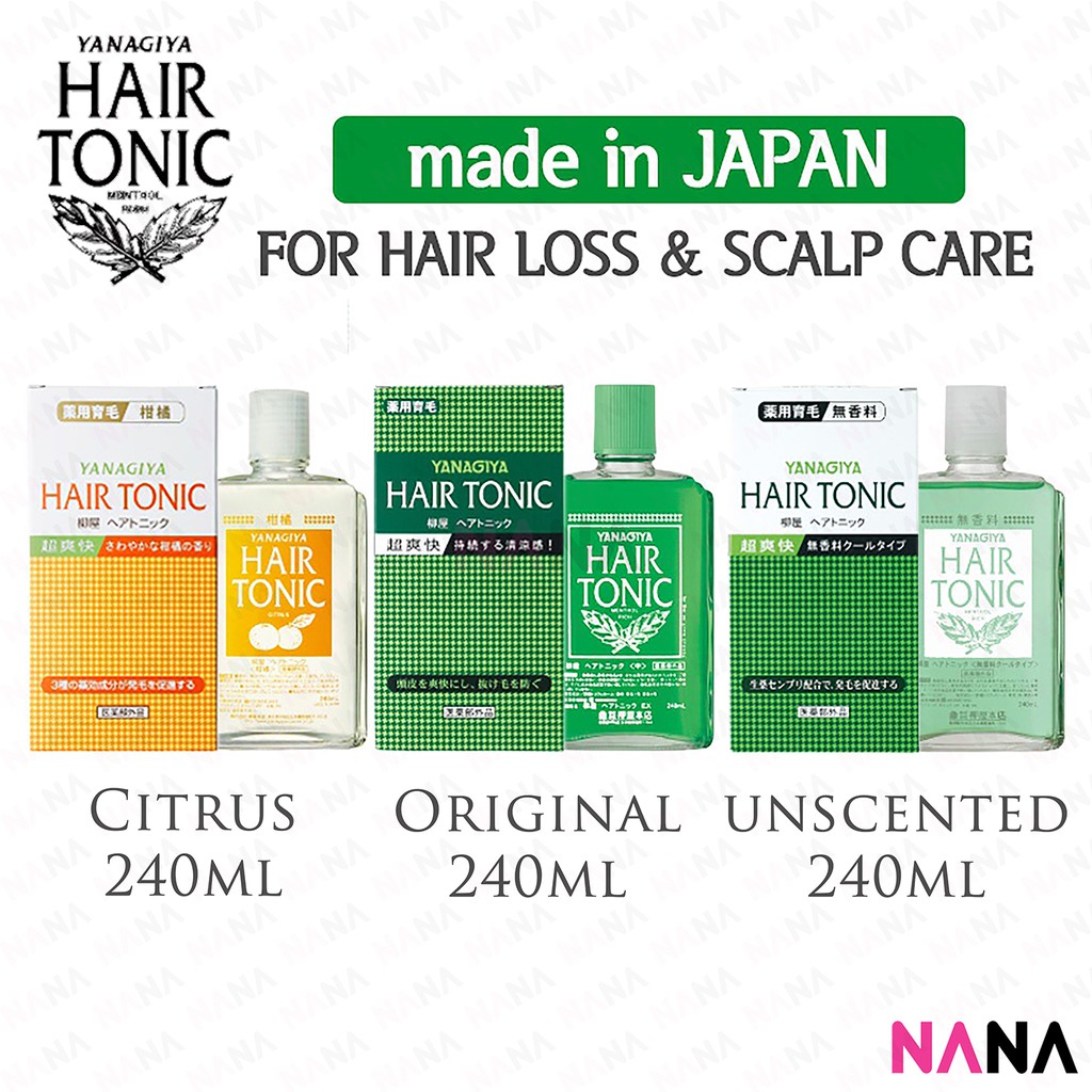 Yanagiya deals hair tonic