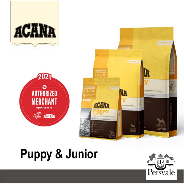 Acana puppy outlet junior 2 kg