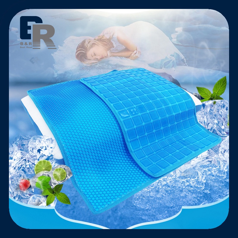 58X40CM Rectangle Summer Silicone Gel Pillow Pad Comfort Cooling