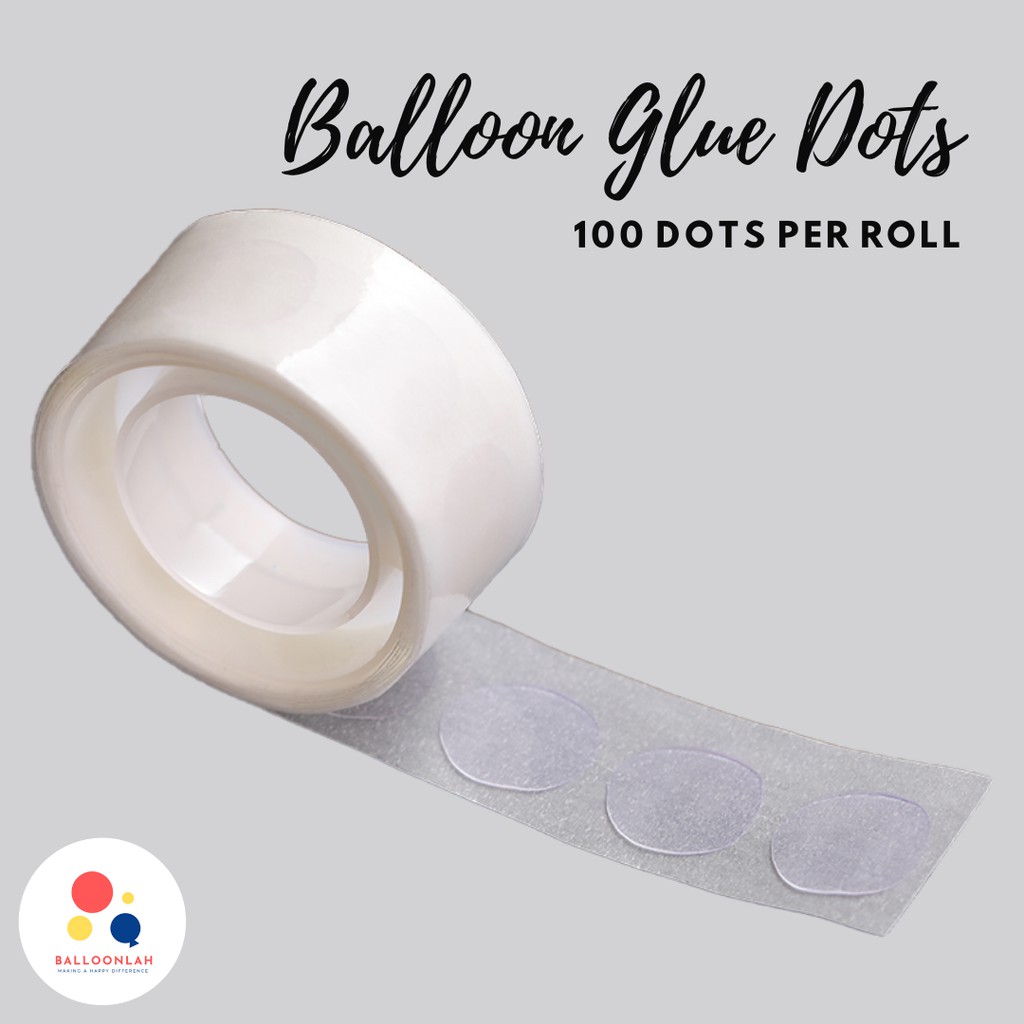 HOW TO USE GLUE DOTS FOR BALLOONS, HOW TO USE GLUE DOTS