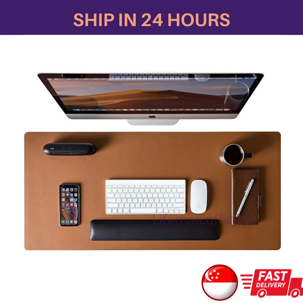 Computer Desk Pad for Laptop/Desktop/Mouse Writing Pad (High Quality PU ...