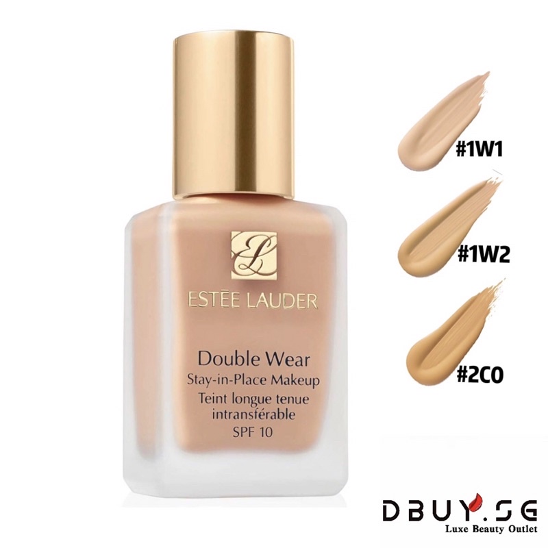 ESTEE LAUDER Double Wear Stay In Place Makeup Foundation 7ml/30ml1W1,1W2,2C0 Shopee Singapore