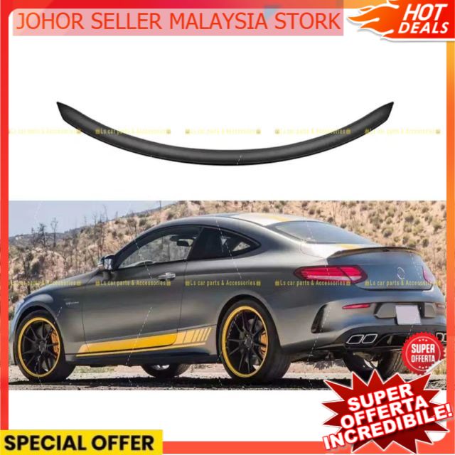 Benz Cla C63 Rear DuckTail Top Roof Spoiler Wing Trunk Lip Window Boot ...