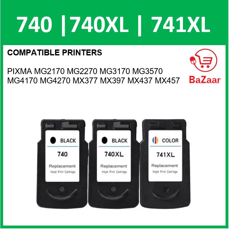 Compatible Ink PG 740 BK 740XL CL 741XL ink cartridge compatible for