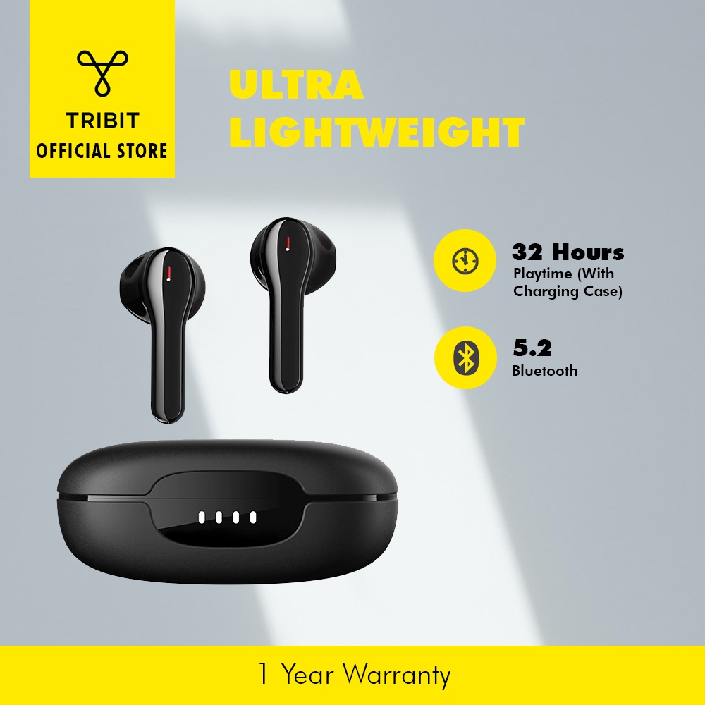 Tribit FLYBUDS C2 - BLACK | Shopee Singapore