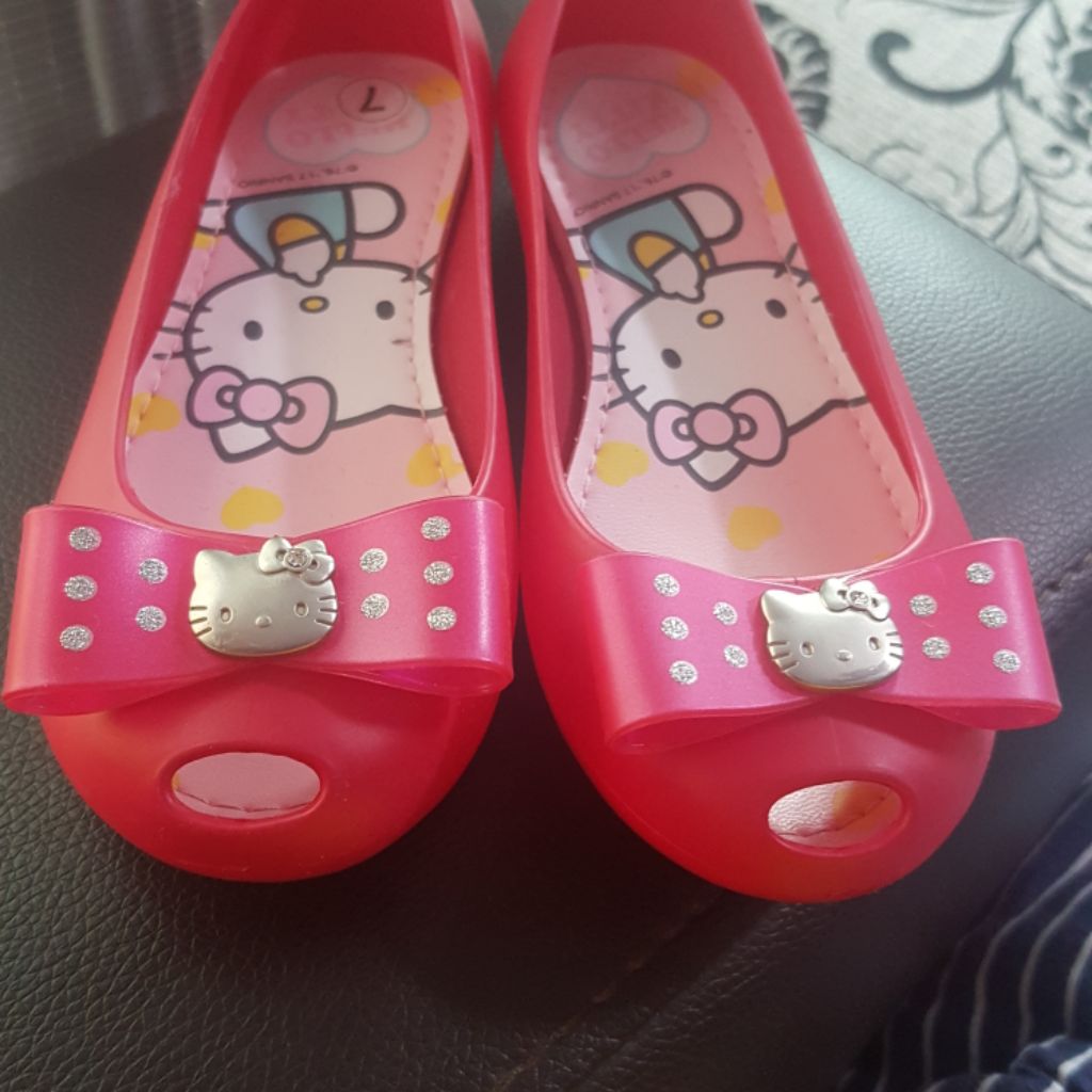 Hello kitty jelly discount shoes