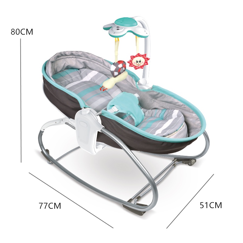 tiiBaby 3 in 1 Rocker Napper Swing Cradle Bed Rocking Chair with Music Light Vibration Toys for Baby Infant Newborns 0m Shopee Singapore