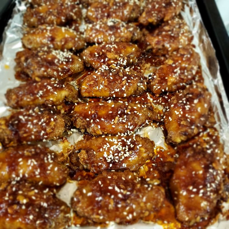 Baked Chicken Mid Wing ️ (Korean Spicy / Korean Soya Sauce) Shopee