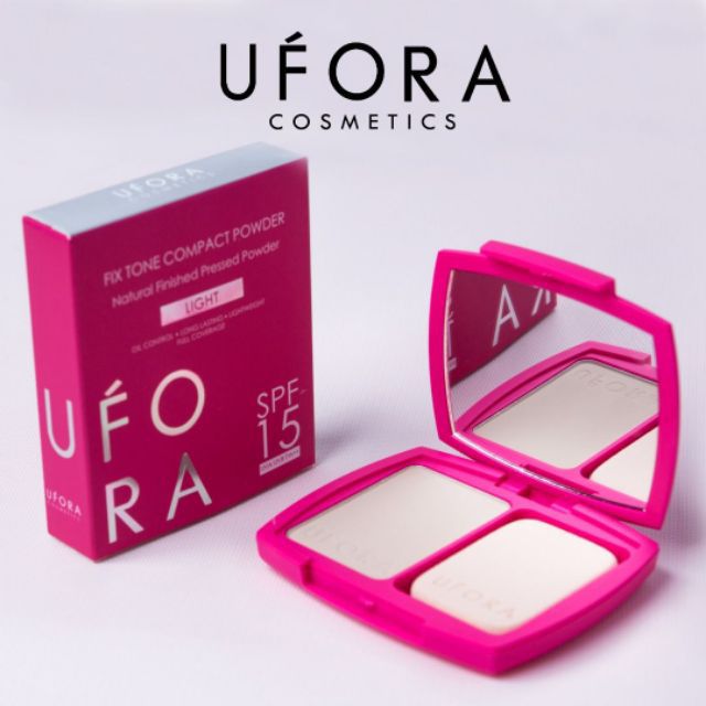 UFORA FIX TONE COMPACT POWDER | Shopee Singapore