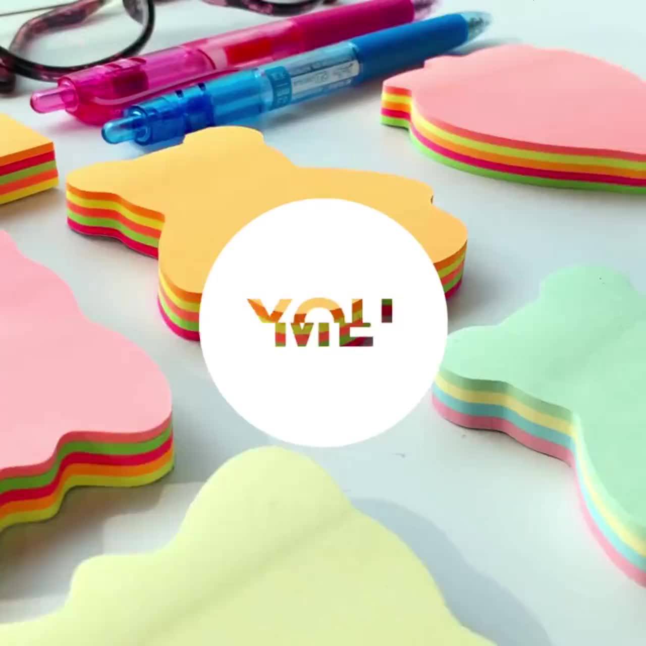 100 Sheets Post It Note Sticker / Self Adheresive Memo Note / Memo Pad ...
