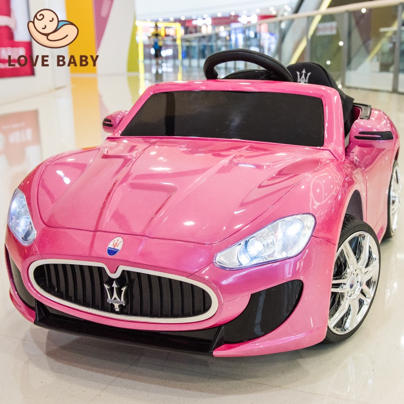 pink maserati toy car