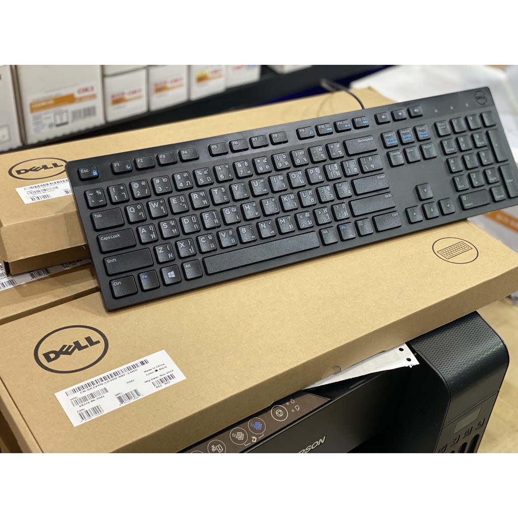 Dell KB216 Multimedia Keyboard Thai-English USB Warranty 1 Year by/Tax ...