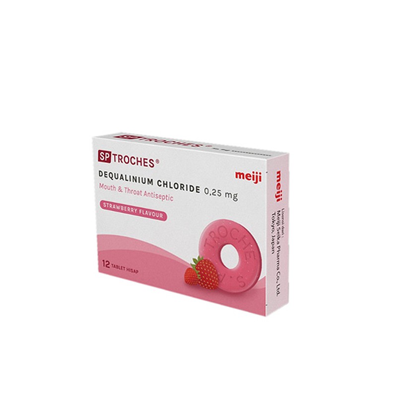 SP Troches Strawberry / Tenggorokan / Tablet Hisap - Gambar 4