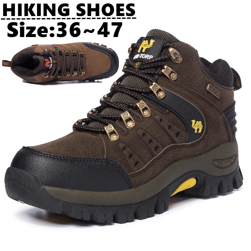 【COD】Camel-Classic Men's Women Hiking Shoes Waterproof Sport shoes ...