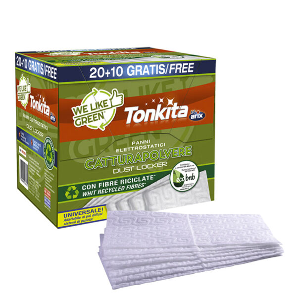 Tonkita We Like Green - Recycled Fibres Dust Locker Cloths (30pcs ...