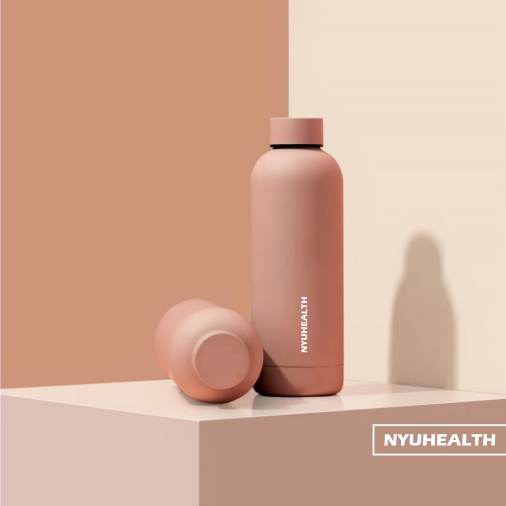 Nyuhealth Botol Minum Tumbler Stainless Steel Termos Warna Mauve 500 ml - Gambar 2