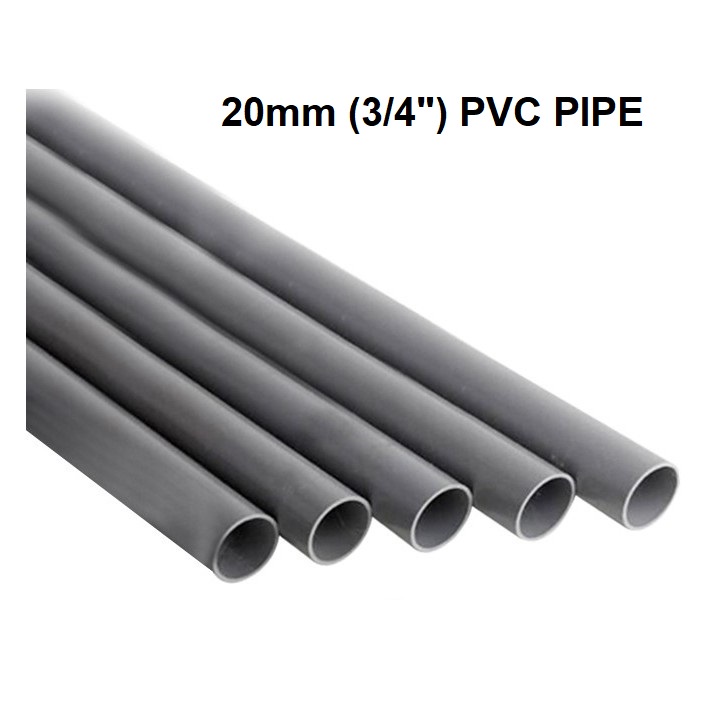 (Class 6) 20mm (3/4") PVC Pipe Shopee Singapore