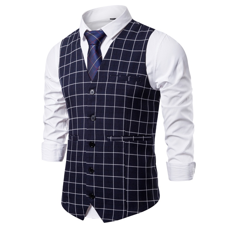 Classic Suit Vest Men Slim Fit Breasted Vest Waistcoat Mens Business Wedding Tuxedo Vest Gilet Homme Shopee Singapore