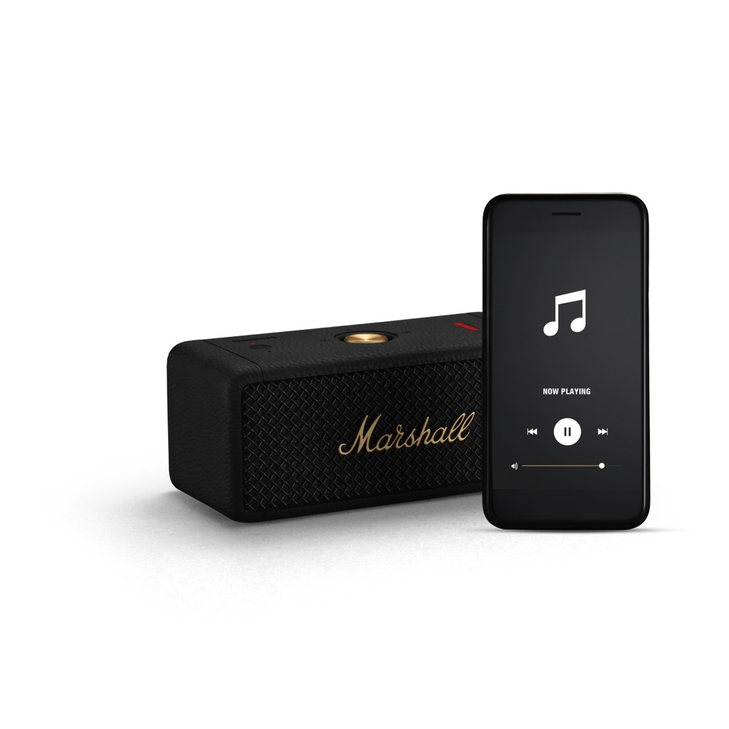 Marshall EmbertonⅡ Black ＆ Brass Marshall Emberton II 2 Bluetooth Speaker Black & Brass | Shopee