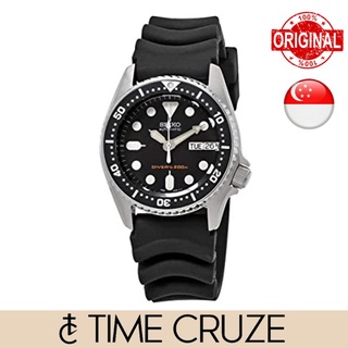 Men's seiko black automatic dive watch skx013k1 hot sale