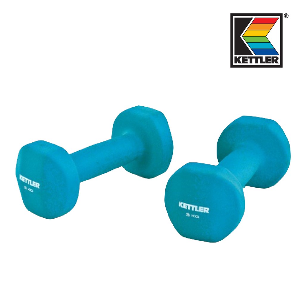 Kettler KAL701020 Neoprene Dumbbell (6 KG / Pair 3 KG each dumbbell